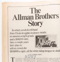 ALLMAN BROTHERS Bowie RALPH STEADMAN Sabbath ROLLING STONE 6 décembre 1973 149