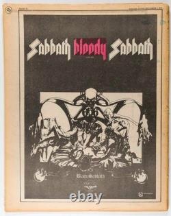 ALLMAN BROTHERS Bowie RALPH STEADMAN Sabbath ROLLING STONE 6 décembre 1973 149