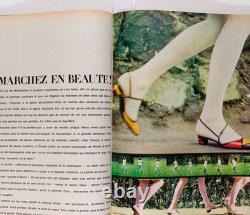 AUDREY HEPBURN Cecilia PETER KNAPP Elle magazine 21 avril 1966 Chloe OP ART Dior