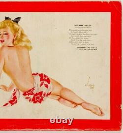 Affiche VARGA GIRL d'Anton Bruehl, George Hurrell, ESQUIRE, édition militaire de la Seconde Guerre mondiale, vintage