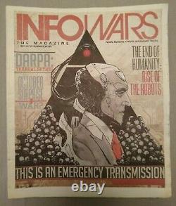Alex Jones Infowars Magazine 1er 13 Questions Rare Trump Complète Rogan Conspiracy
