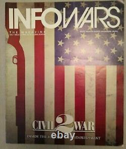 Alex Jones Infowars Magazine 1er 13 Questions Rare Trump Complète Rogan Conspiracy