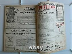 Amazing Stories Août 1927 Pulp Vg Fine 4.5 1st War Of The Worlds Livre Rare