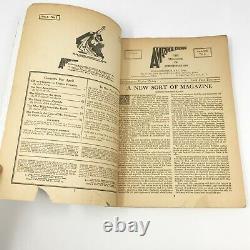 Amazing Stories Avril 1926 Pulp, 1er Numéro, 1er Magazine De Science-fiction