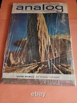 Analog Science Fact/science Fiction Dune World Par Frank Herbert Dec 1963 Issue