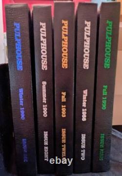 Anthologie / Pulphouse Le Magazine Relié 5 Volumes Numéros 2 6 8 9 et 12