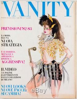 Antonio Lopez Mode Illustration Magazine N ° 3 Vanity Juillet 1982 Par Anna Piaggi