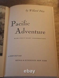 Aventures dans le Pacifique par Willard Price 1936 1ère éd. américaine 2e impression Micronésie DD