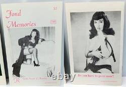 BETTIE PAGE FOND SOUVENIRS FANZINE LOT 12 articles +1 BONUS Orig Vintage, ROCKETEER