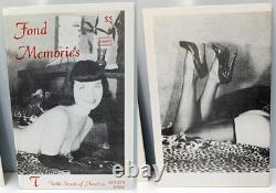 BETTIE PAGE FOND SOUVENIRS FANZINE LOT 12 articles +1 BONUS Orig Vintage, ROCKETEER