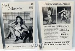 BETTIE PAGE FOND SOUVENIRS FANZINE LOT 12 articles +1 BONUS Orig Vintage, ROCKETEER