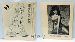 BETTIE PAGE FOND SOUVENIRS FANZINE LOT 12 articles +1 BONUS Orig Vintage, ROCKETEER