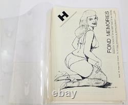 BETTIE PAGE FOND SOUVENIRS FANZINE LOT 12 articles +1 BONUS Orig Vintage, ROCKETEER