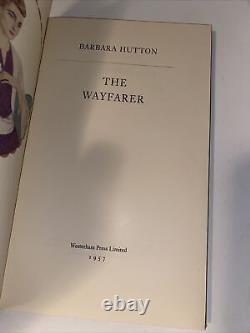 Barbara Hutton RARE The Wayfarer Édition limitée LIVRE DE POÉSIE SIGNÉ 1ère éd.