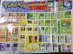 Base De Pokemon Set Poster Le Magazine Complet Coro Coro 1999 Annexe 1ère Édition