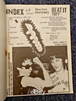 Batte-le! Julia Gorton New York Punk Zine # 2 Septembre 1977 Devo Dead Boys