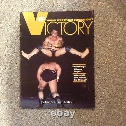 Beau magazine de lutte WWF Victory. 1983. Première édition. WWE