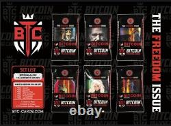 Bitcoin Magazine n°1, 1er numéro, noté CGC 9,6 + paquet scellé de cartes à collectionner BTCTC