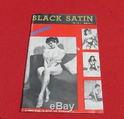 Black Satin Men's's Magazine Photographs Vol. 1 No 1 Semi Annuel