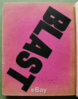 Blast 1, 1914, Vorticisme Du Manifeste De Wyndham Lewis, Ezra Pound (magazine Rare)