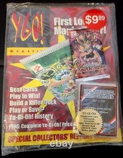 Booster scellé YGO! Magazine Numéro de lancement 2002 Édition spéciale de collectionneur YuGiOh