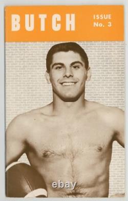 Butch #3 George Quaintance 1965 Magazine Gay Vintage 52 pages avec poster central DSI