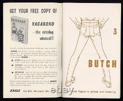 Butch #3 George Quaintance 1965 Magazine Gay Vintage 52 pages avec poster central DSI