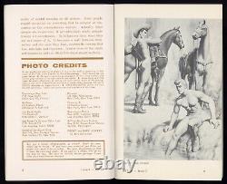 Butch #3 George Quaintance 1965 Magazine Gay Vintage 52 pages avec poster central DSI