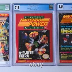 CGC Nintendo Power Lot #27 Mega Man #19 Stratégie #111 Bomberman NES