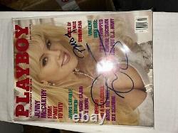 COUVERTURE SIGNÉE DE JENNY McCARTHY JUILLET 1996 MAGAZINE PLAYBOY COMME NEUF AVEC PMOY