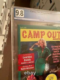 Camp Out Magazine Numéro 1 Pin Up Girls! Nm+ 9.8! Lourdes Dodds! Ouf! Automne 2016