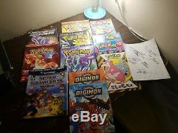 Cartes Pokemon Liants Jeu Pièces Broches Magazines Tapis Autographes (certains Digimon)