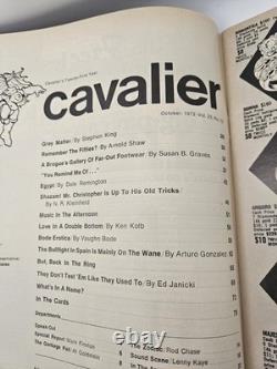 Cavalier Octobre 1973 Vol 23 No 12 Stephen King Matière Grise Vaughn Bode Érotique