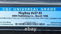 Cgc 8.5 Playboy V37 #3 Mars 1990 Président Donald Trump