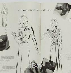 Christian Bérard Carl Erickson Knitting Vogue Paris Lucien Lelong Décembre 1939