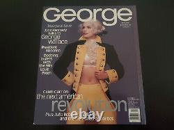 Cindy Crawford Cover George Magazine Jfk Jr. Oct/nov 1995 Magazine Nm/mint