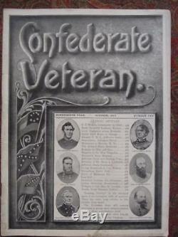 Collection De Magazines De Vétérans Confédérés De 828 Magazines Anciens Originaux