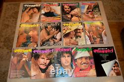 Collection de la deuxième année du magazine Playgirl Vintage de 1974 - Les 12 numéros complets et le livre de l'année.