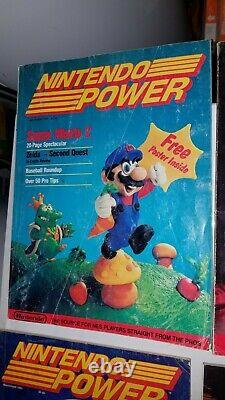 Complete Nintendo Power Magazine Lot Numéros 1-285! Pleurage! Avec Des Affiches Supplémentaires