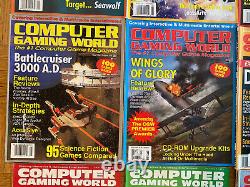 Computer Gaming World Magazine Vintage Lot De 12année Complète De 1994