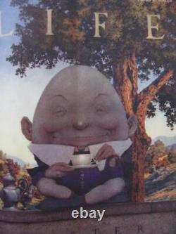 Couverture du magazine Life 1921 Maxfield Parrish Humpty Dumpty Très Rare Désirable