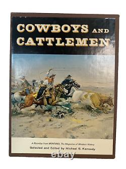 Cowboys et éleveurs de bétail Première édition par Michael S. Kennedy LTD 1/199 Peau de poney