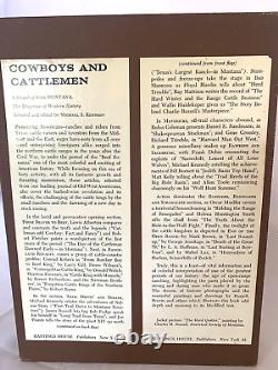 Cowboys et éleveurs de bétail Première édition par Michael S. Kennedy LTD 1/199 Peau de poney