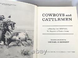 Cowboys et éleveurs de bétail Première édition par Michael S. Kennedy LTD 1/199 Peau de poney