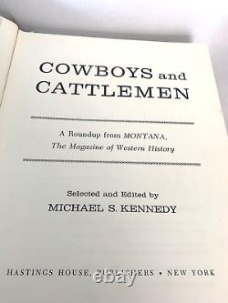 Cowboys et éleveurs de bétail Première édition par Michael S. Kennedy LTD 1/199 Peau de poney