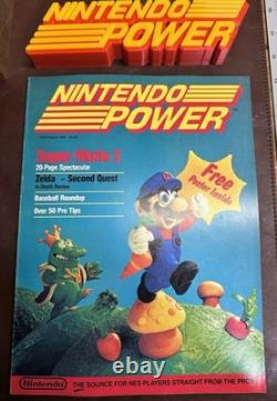 Crispy Premier Numéro du Magazine Nintendo Power 1 Super Mario 2 Zelda NES