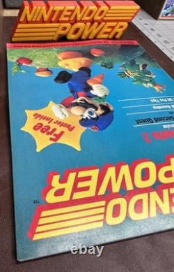 Crispy Premier Numéro du Magazine Nintendo Power 1 Super Mario 2 Zelda NES