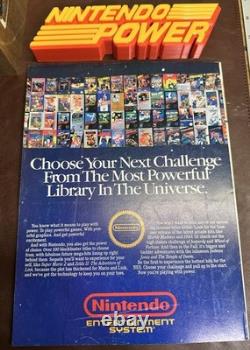Crispy Premier Numéro du Magazine Nintendo Power 1 Super Mario 2 Zelda NES