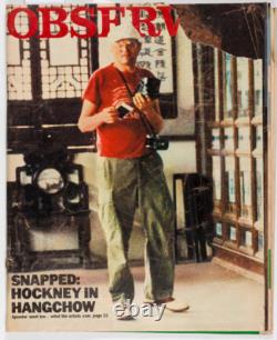 DAVID HOCKNEY Salman Rushdie BRUCE CHATWIN Martin Parr OBSERVATEUR 31 octobre 1982