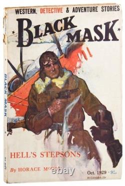 Dashiell Hammett-FALCON MALTAIS PT. 2 DANS BLACK MASK, OCT. 1929-MAGAZINE PULP-VG+